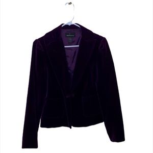 Moda Purple Velvet Blazer